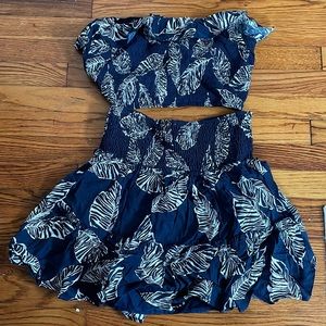 Smocked two piece set
